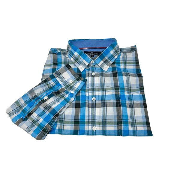 Classic Collection Mens Long Sleeve Plaid Shirt - Regular Fit - Size XL - Picture 2 of 6